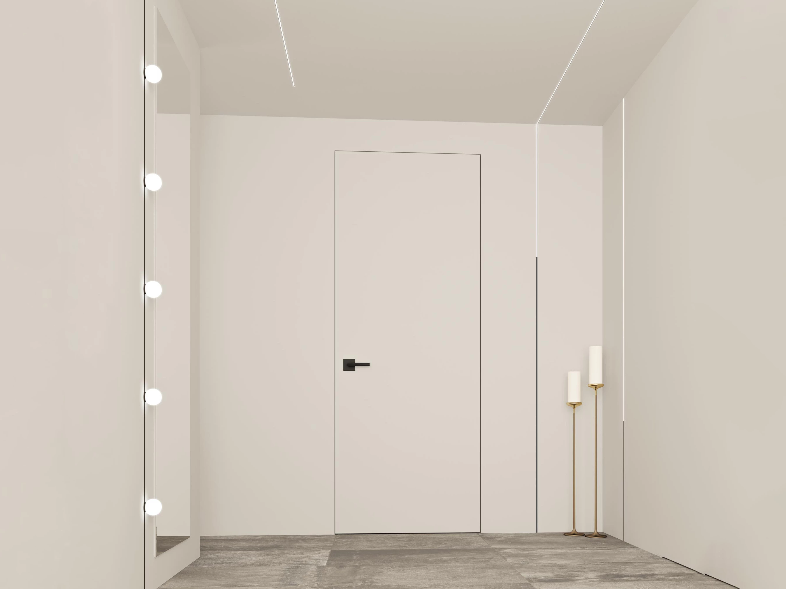 Just Black LED track system – discreet living room lighting with flexible inserts