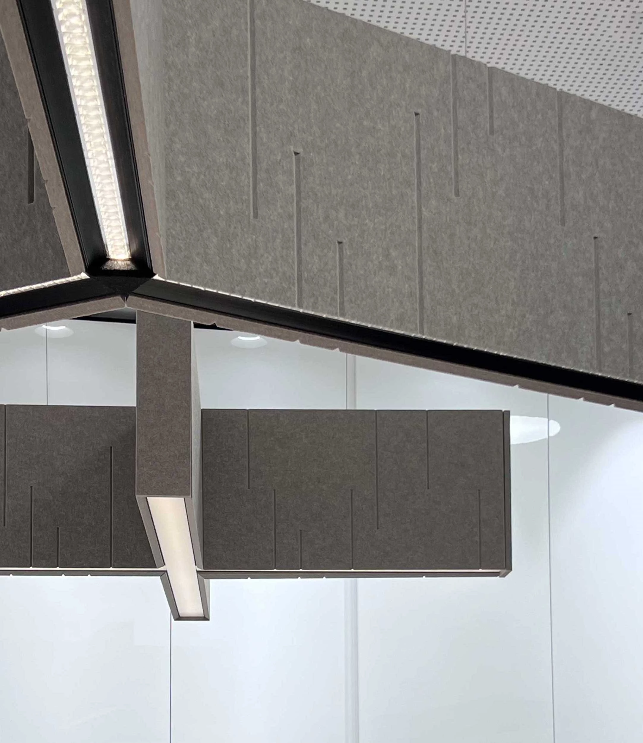 Unity Akustikleuchte Schallabsorbierend Deckenleuchte Besprechungsraum