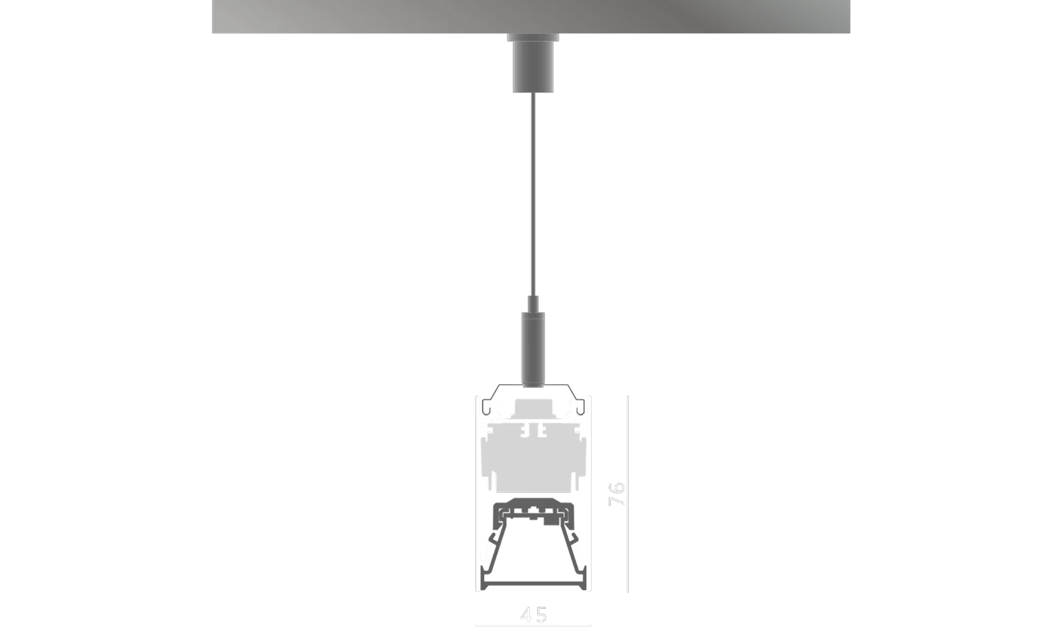 Forties Suspended Compact Design Negativ