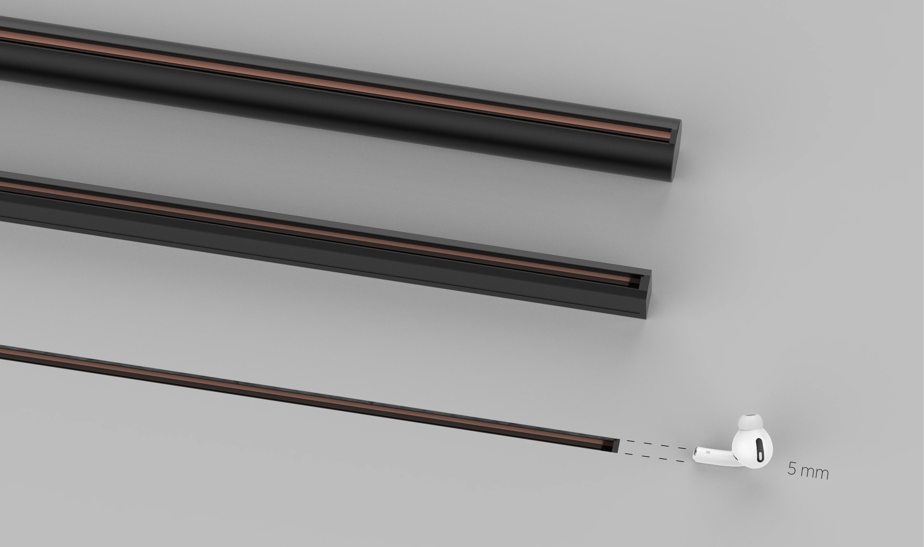 Justblack Airpod Schienensystem 5Mm