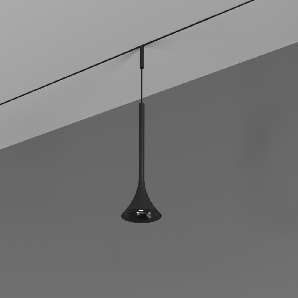 Just Black Flute Led Schienensystem 1000X1000