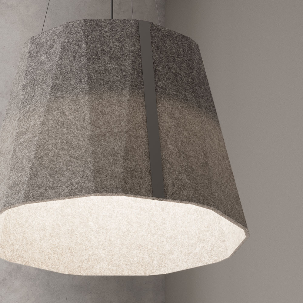 Akustik Leuchen Silenzz Klassischer Lampenschirm Deckenbeleuchtung