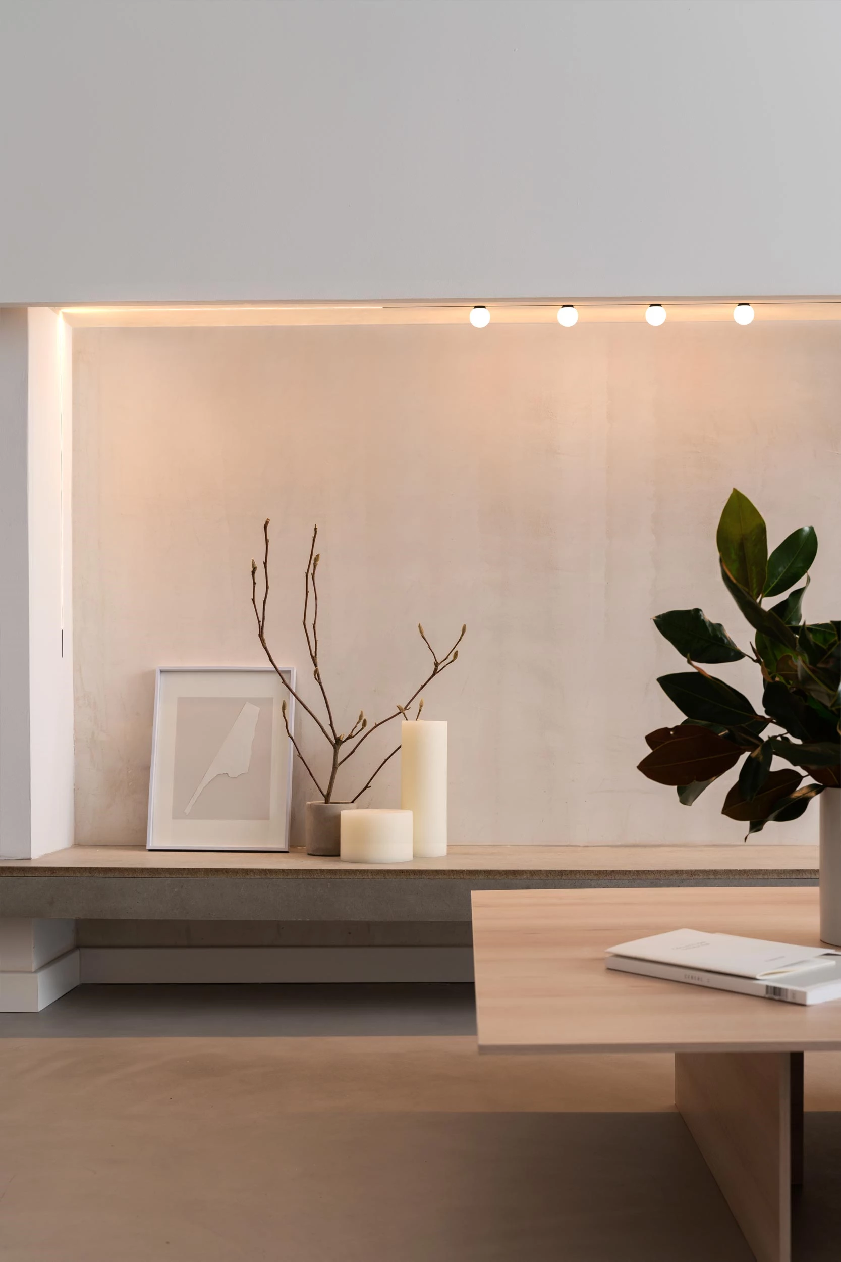 Just Black Sitzecke Minimalistisches Led Schienensystem