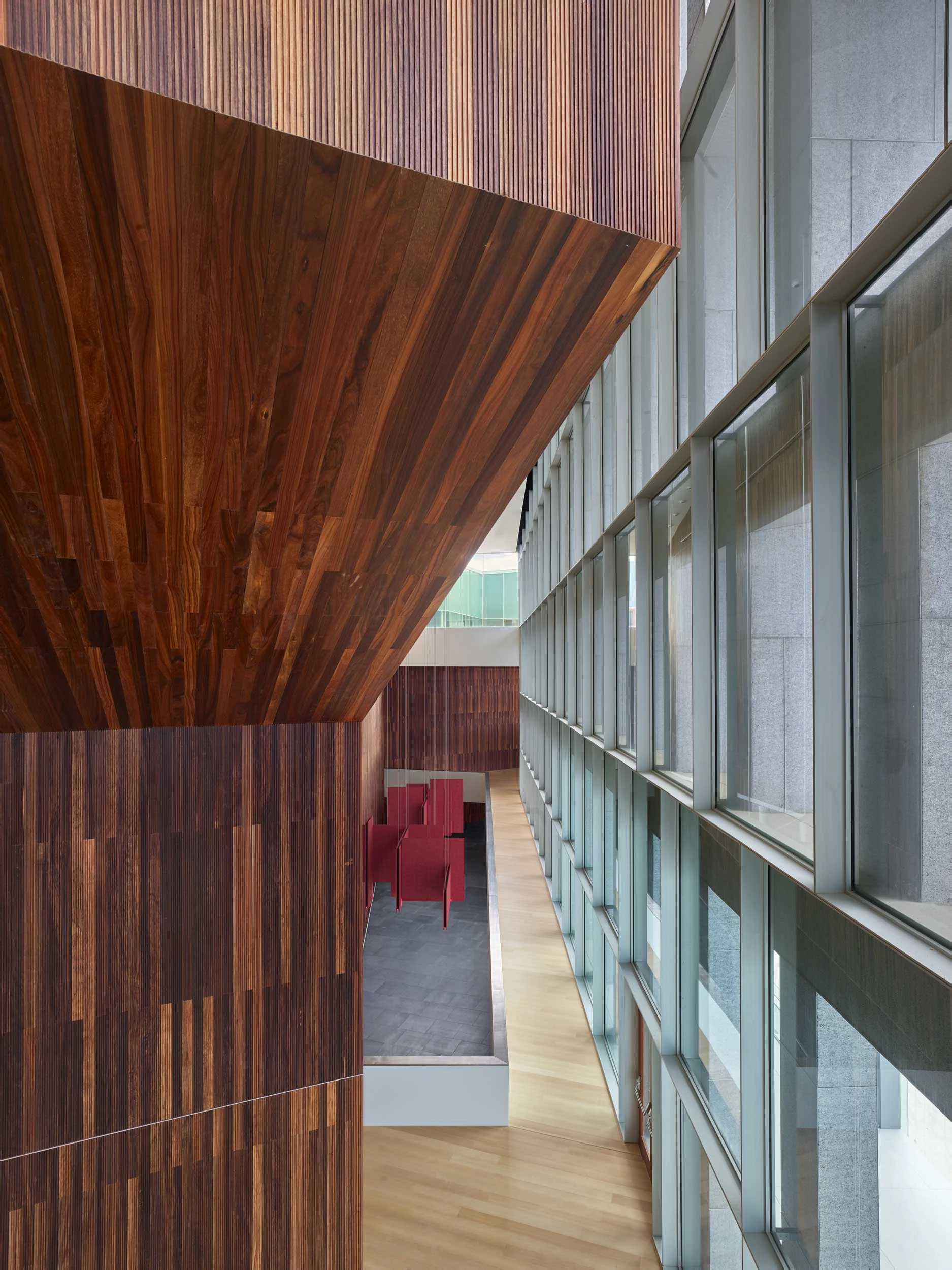 Lullaby Akustik Paneel Leuchte Rot Designerleuchte Marc Sadler