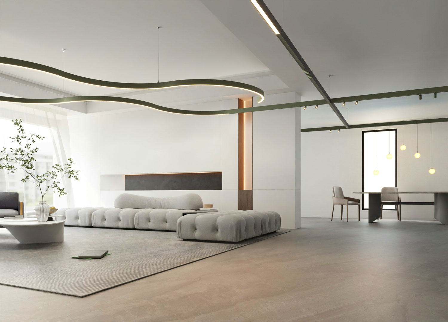 Forties Schienensystem Anwendungsbeispiel Mit Allen Modulen