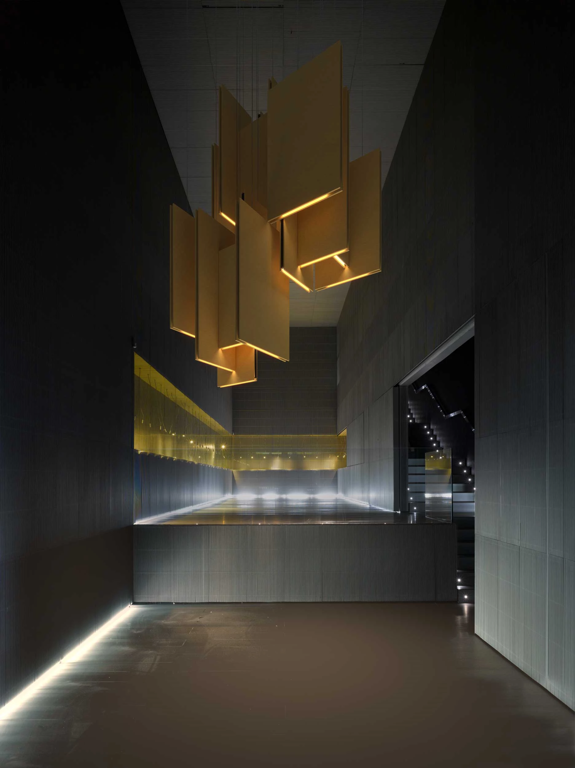 Lullaby Akustik Paneel Leuchte Gelb Designerleuchte Marc Sadler