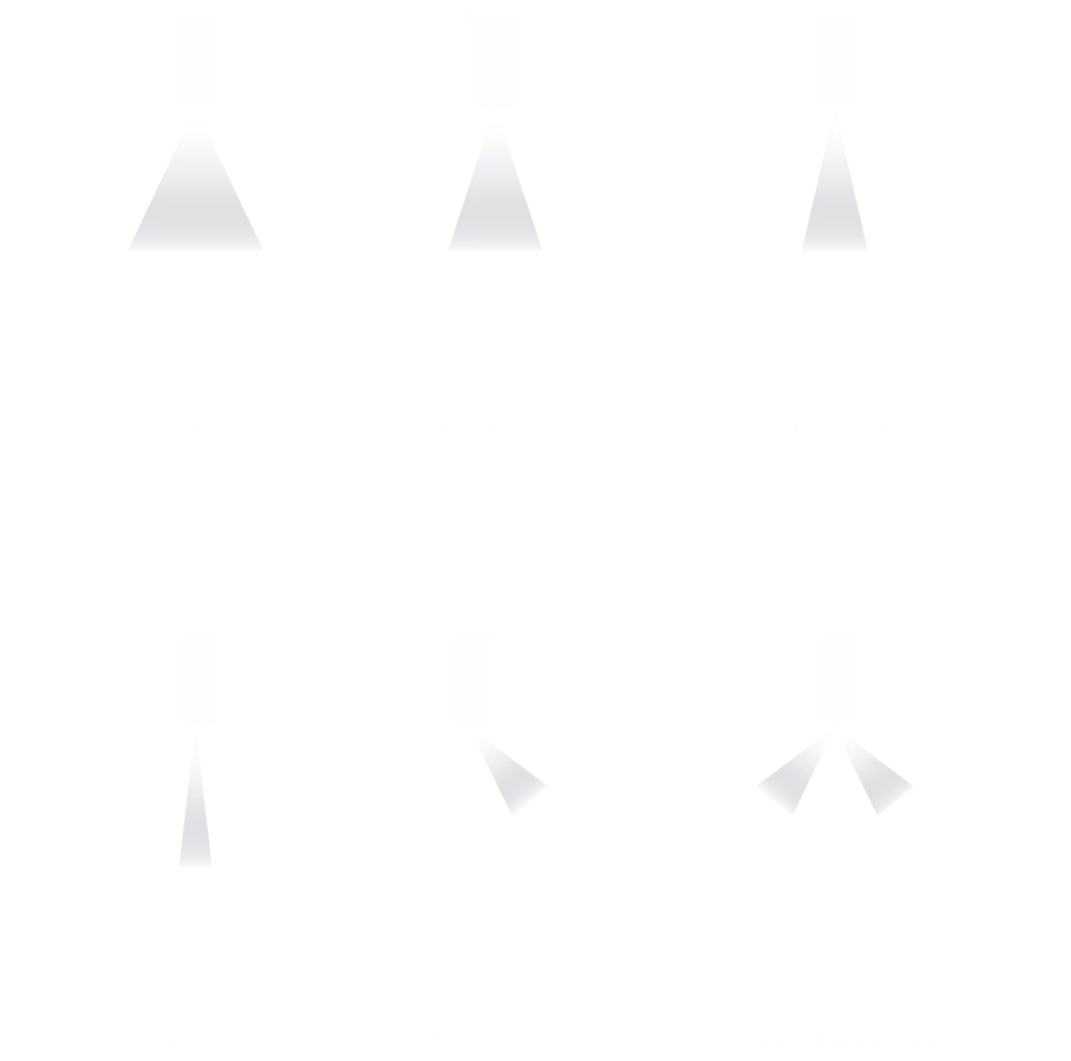 Unity Akustikleuchte Beleuchtungstechniken Opal Batwing Blendfrei Raster Wallwash Double Asymmetric
