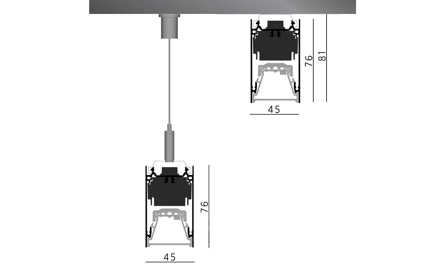 Forties Anbau Und Pendel Nur 45Mm Breit