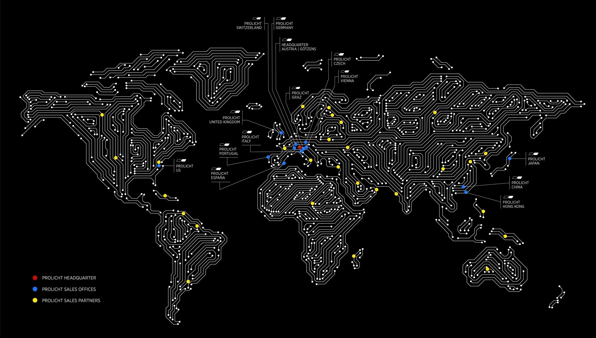 Prolicht Gmbh Hersteller Architektonische Beleuchtung Standorte Weltweit Vertriebsnetzwerk