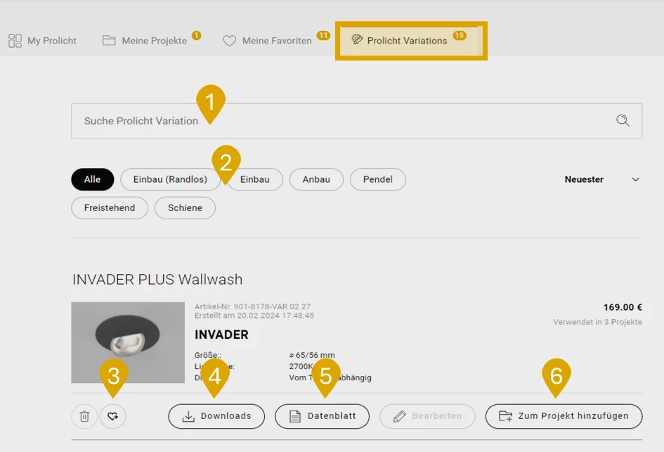 Variations Funktionen